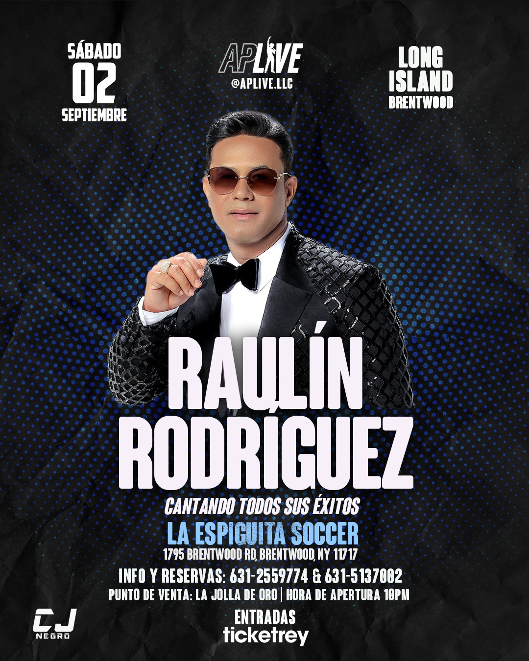 Concierto de Raulín Rodriguez en Boston el próximo 2 de Septiembre del 2023