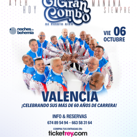 VIP de pie - El Gran Combo - Valencia