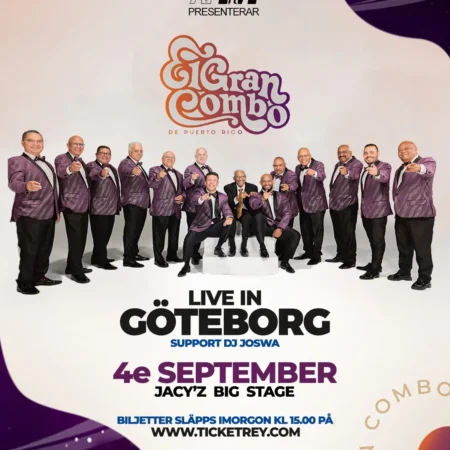 Front of stage VIP - El Gran Combo - Göteborg